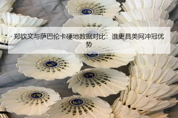 郑钦文与萨巴伦卡硬地数据对比：谁更具美网冲冠优势
